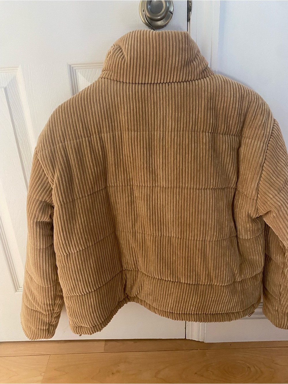 Corduroy Jacket in Tan by Bagatelle Collection size Small, new without tags - Picture 3 of 5